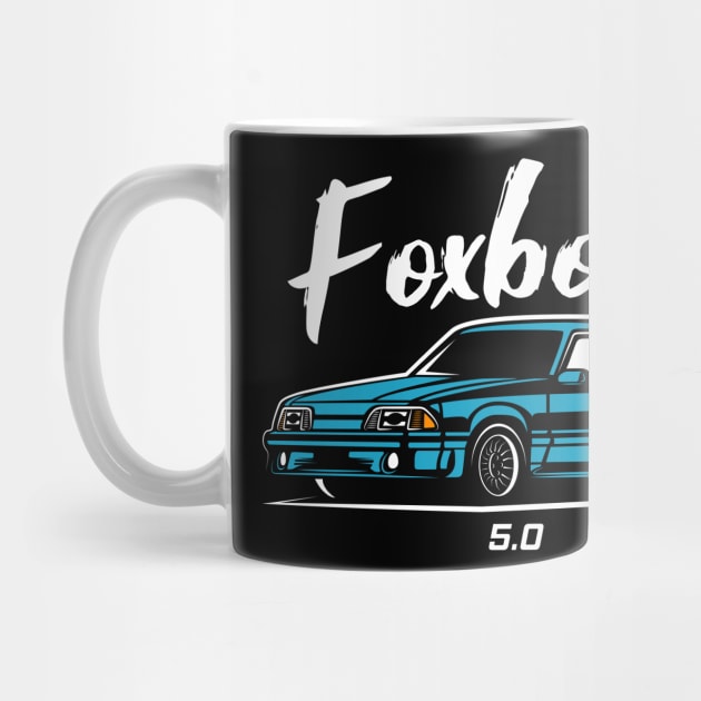 Blue Racing Fox Body Stang by GoldenTuners